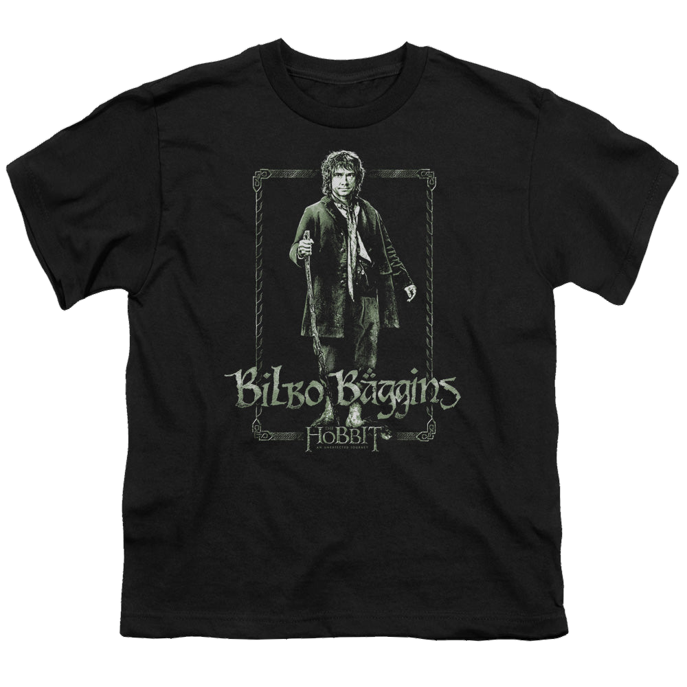 Hobbit Movie Trilogy, The Bilbo Stare - Youth T-Shirt Youth T-Shirt (Ages 8-12) The Hobbit