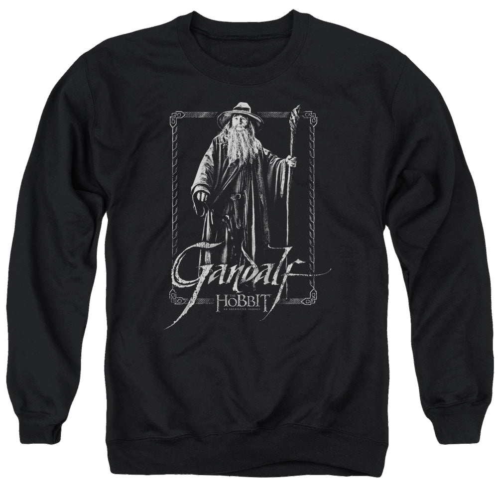 Hobbit Movie Trilogy, The Gandalf Stare - Men's Crewneck Sweatshirt Men's Crewneck Sweatshirt The Hobbit