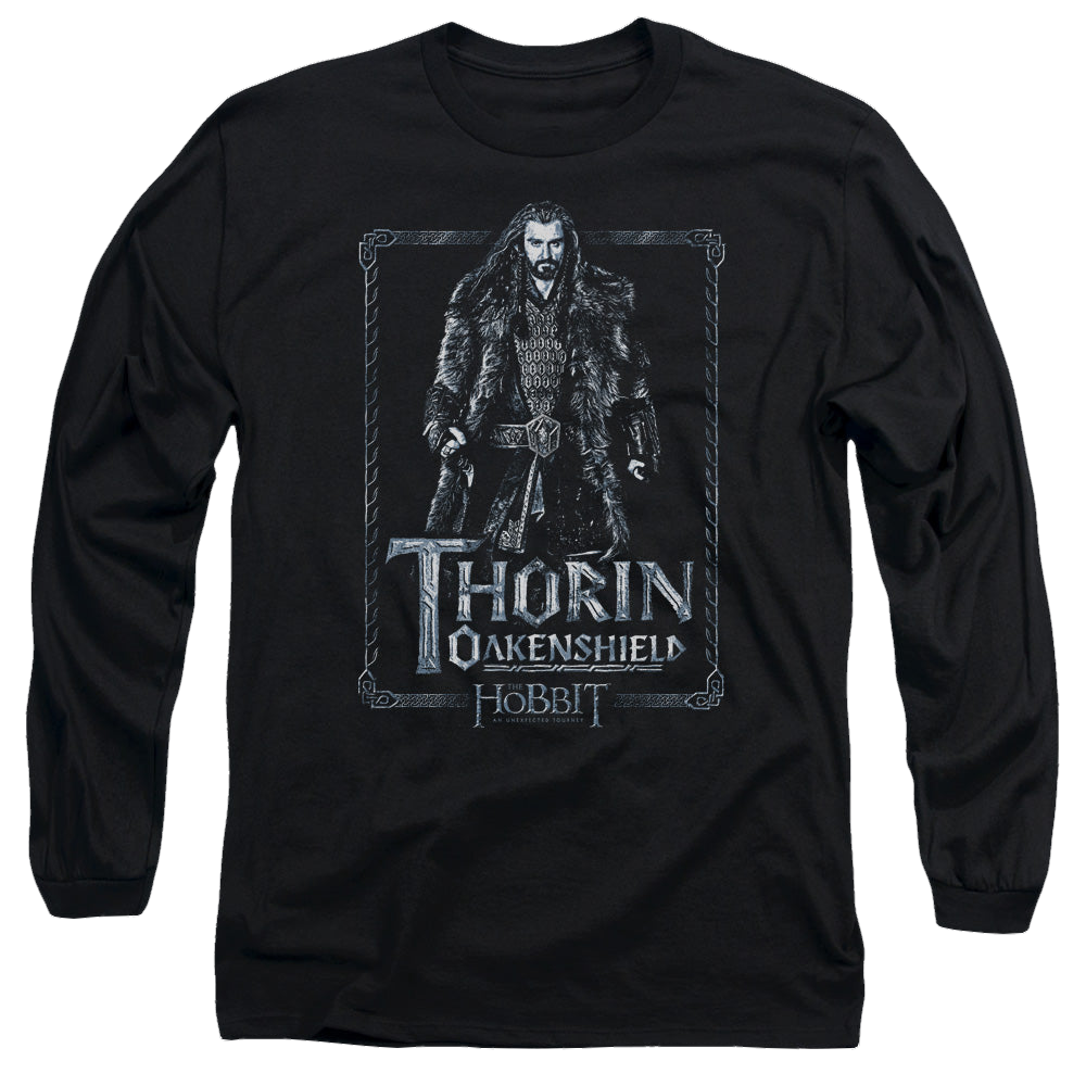 Hobbit Movie Trilogy, The Thorin Stare - Men's Long Sleeve T-Shirt Men's Long Sleeve T-Shirt The Hobbit