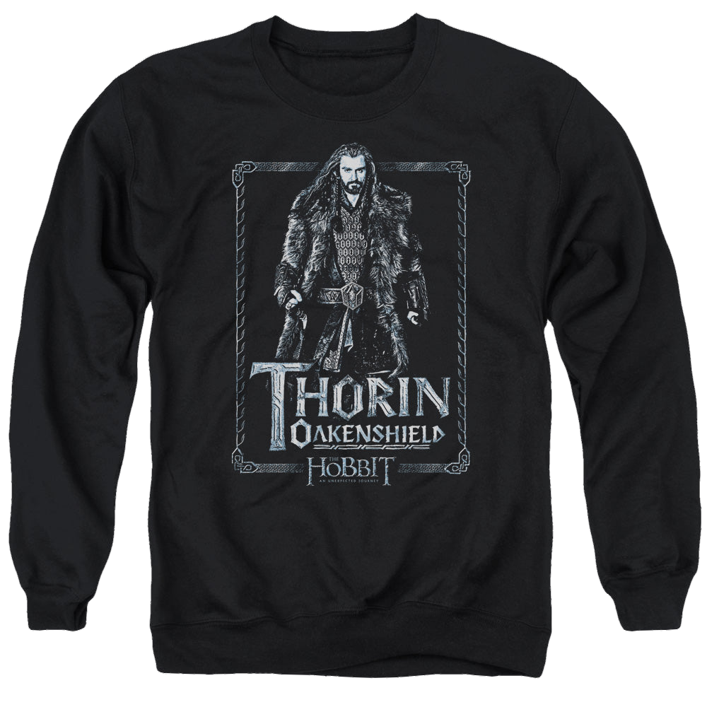 Hobbit Movie Trilogy, The Thorin Stare - Men's Crewneck Sweatshirt Men's Crewneck Sweatshirt The Hobbit