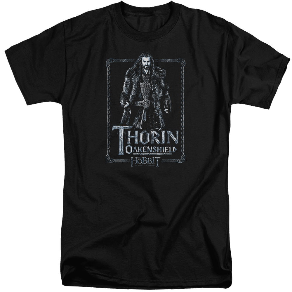 Hobbit Movie Trilogy, The Thorin Stare - Men's Tall Fit T-Shirt Men's Tall Fit T-Shirt The Hobbit