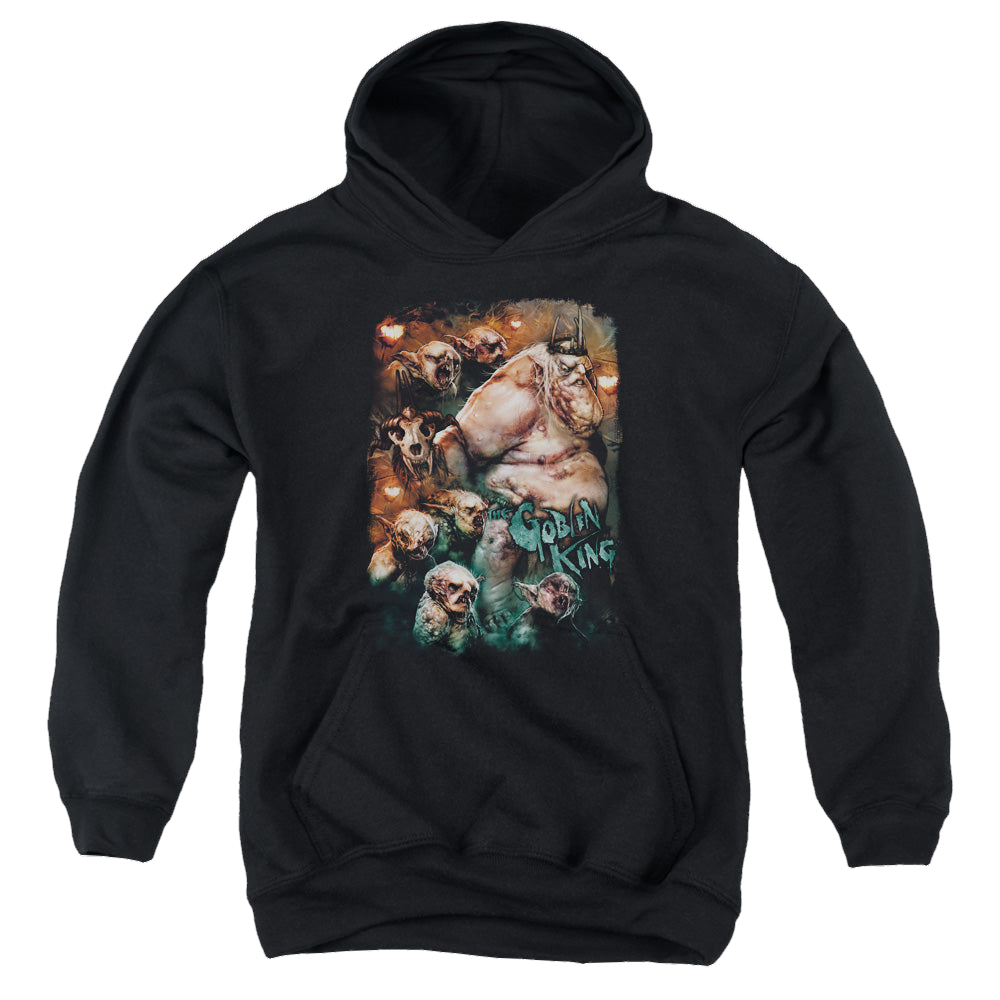 Hobbit Movie Trilogy, The Goblin King - Youth Hoodie Youth Hoodie (Ages 8-12) The Hobbit