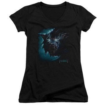 Hobbit Movie Trilogy, The Warg - Juniors V-Neck T-Shirt Juniors V-Neck T-Shirt The Hobbit