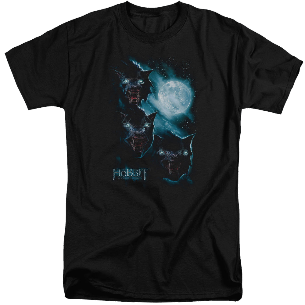 Hobbit Movie Trilogy, The Three Warg Moon - Men's Tall Fit T-Shirt Men's Tall Fit T-Shirt The Hobbit