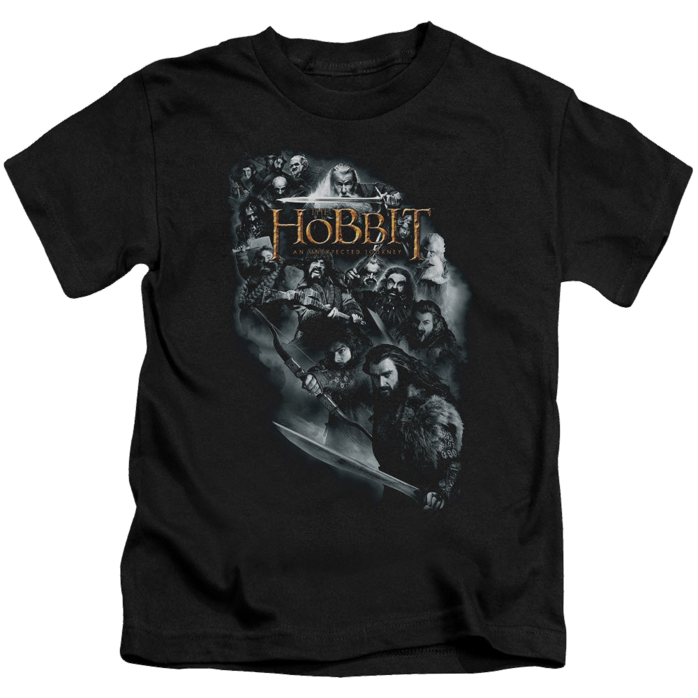 Hobbit Movie Trilogy, The Cast Of Characters - Kid's T-Shirt Kid's T-Shirt (Ages 4-7) The Hobbit