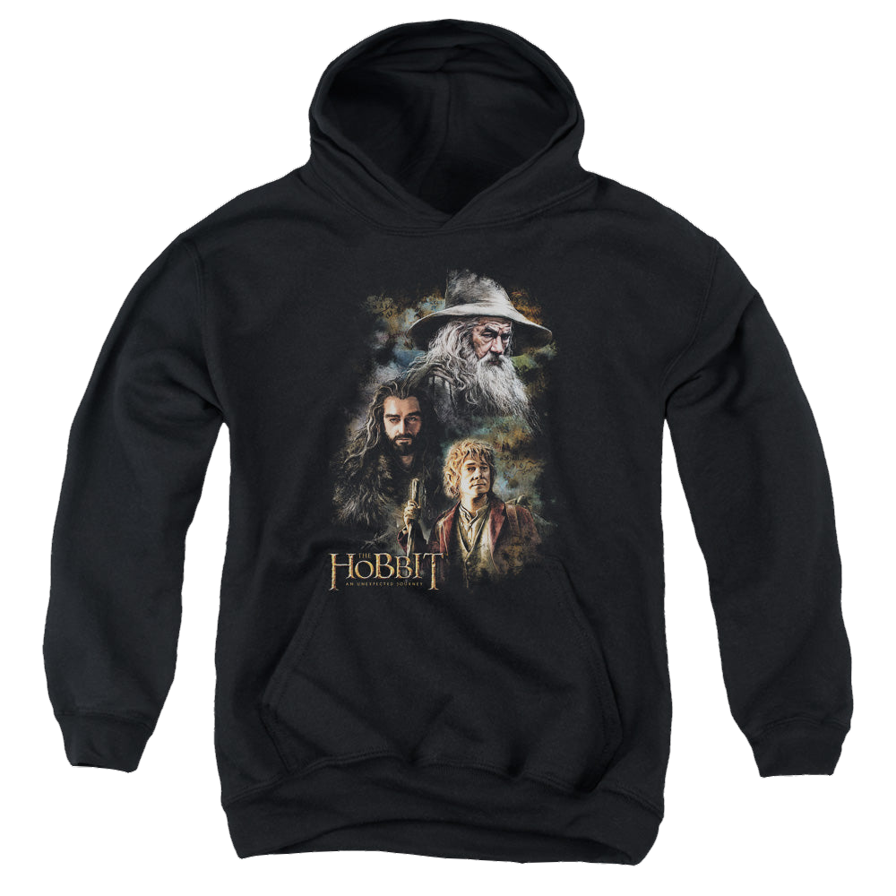 Hobbit Movie Trilogy, The Painting - Youth Hoodie Youth Hoodie (Ages 8-12) The Hobbit