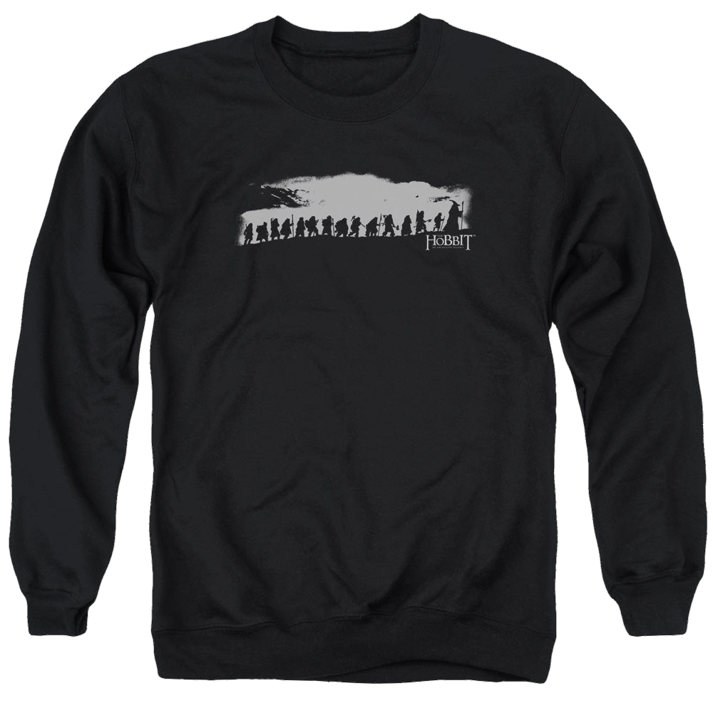 Hobbit Movie Trilogy, The The Company - Men's Crewneck Sweatshirt Men's Crewneck Sweatshirt The Hobbit
