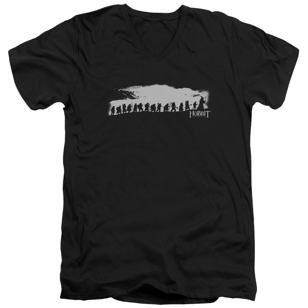Hobbit Movie Trilogy, The The Company - Men's V-Neck T-Shirt Men's V-Neck T-Shirt The Hobbit