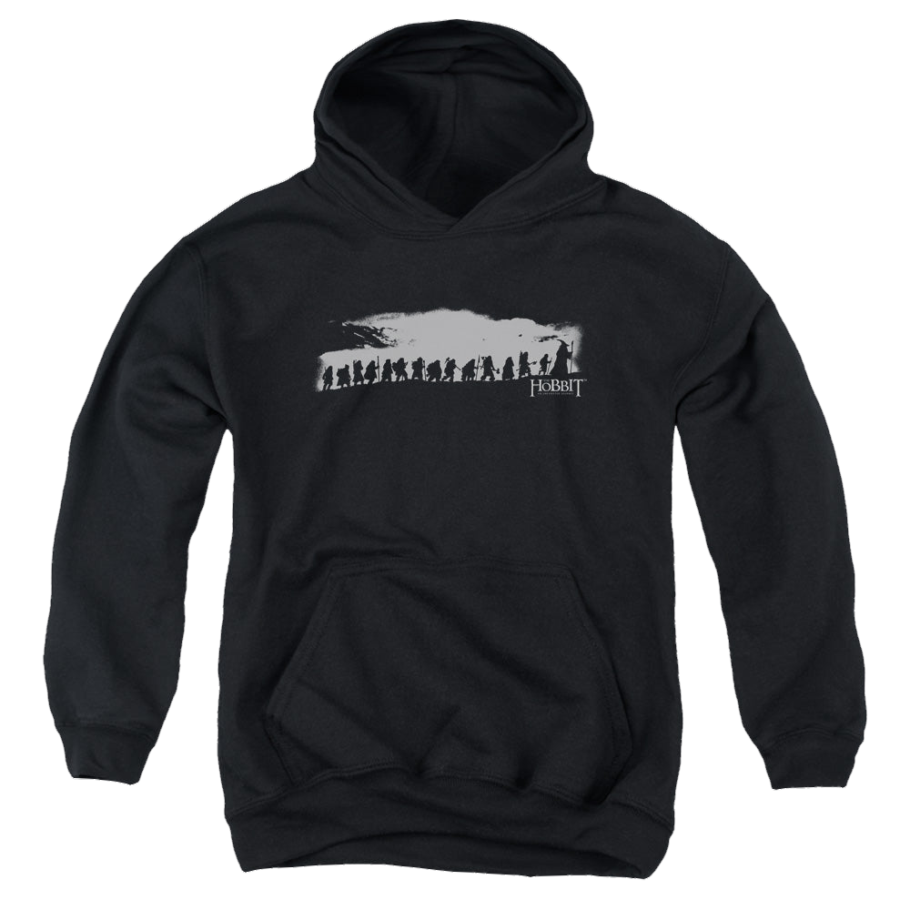 Hobbit Movie Trilogy, The The Company - Youth Hoodie Youth Hoodie (Ages 8-12) The Hobbit