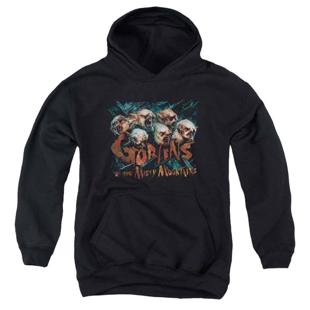 Hobbit Movie Trilogy, The Misty Goblins - Youth Hoodie Youth Hoodie (Ages 8-12) The Hobbit