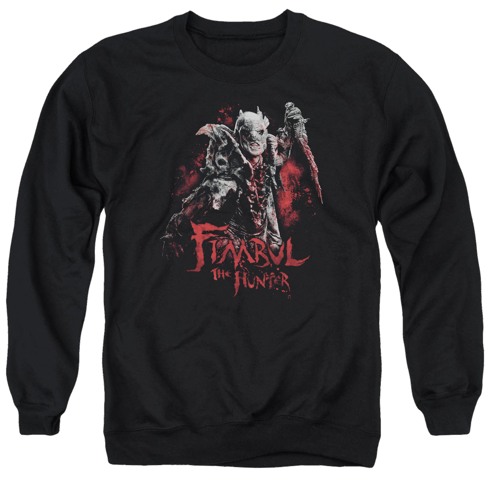 Hobbit Movie Trilogy, The Fimbul The Hunter - Men's Crewneck Sweatshirt Men's Crewneck Sweatshirt The Hobbit