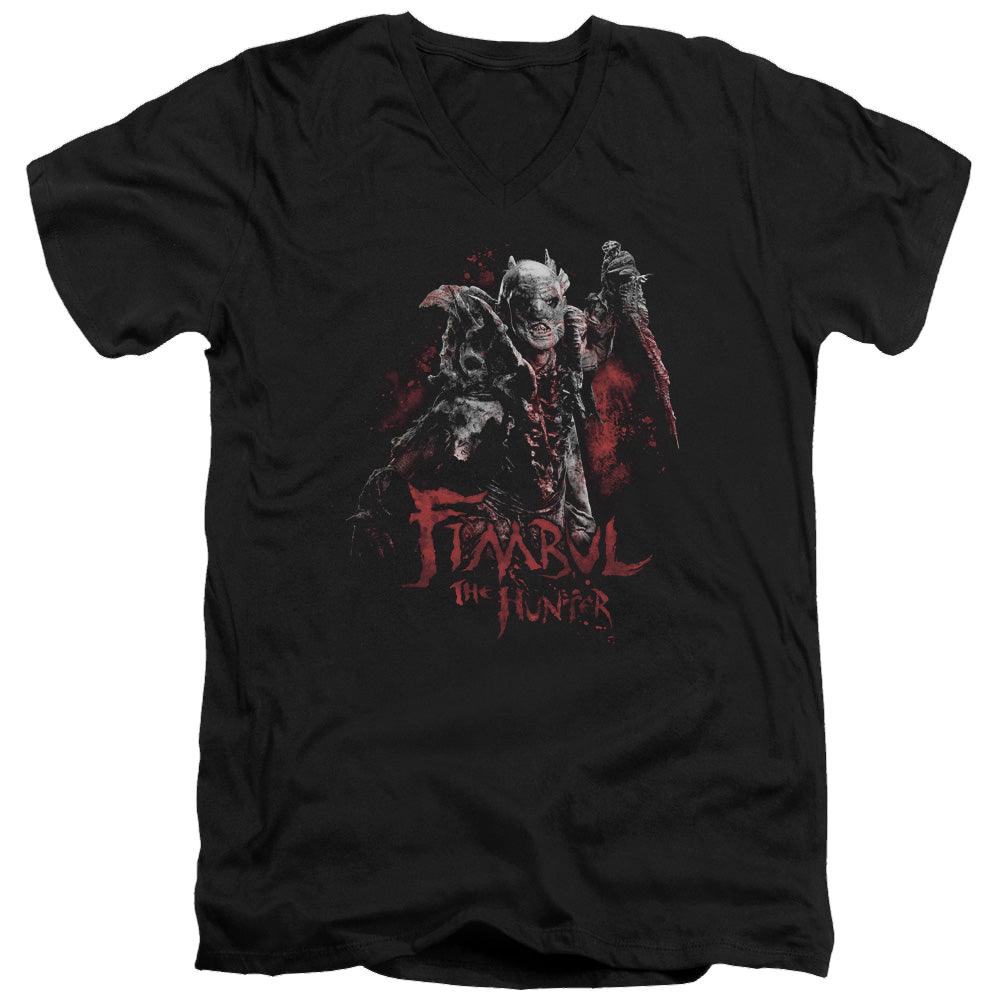 Hobbit Movie Trilogy, The Fimbul The Hunter - Men's V-Neck T-Shirt Men's V-Neck T-Shirt The Hobbit