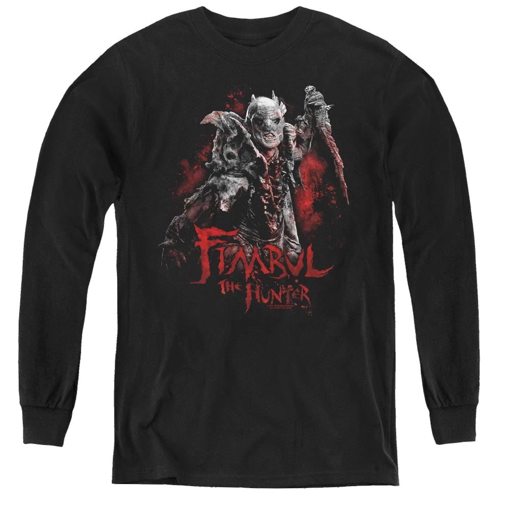 Hobbit Movie Trilogy, The Fimbul The Hunter - Youth Long Sleeve T-Shirt Youth Long Sleeve T-Shirt The Hobbit