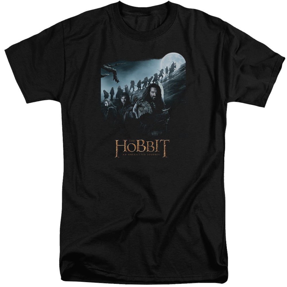 Hobbit Movie Trilogy, The A Journey - Men's Tall Fit T-Shirt Men's Tall Fit T-Shirt The Hobbit