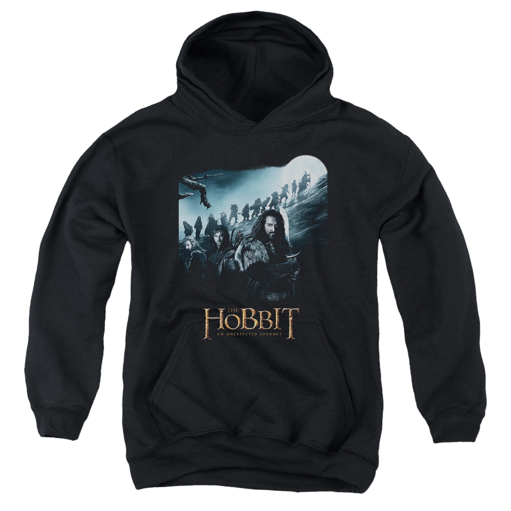 Hobbit Movie Trilogy, The A Journey - Youth Hoodie Youth Hoodie (Ages 8-12) The Hobbit