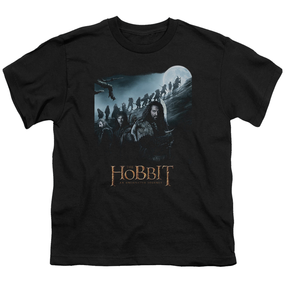 Hobbit Movie Trilogy, The A Journey - Youth T-Shirt Youth T-Shirt (Ages 8-12) The Hobbit