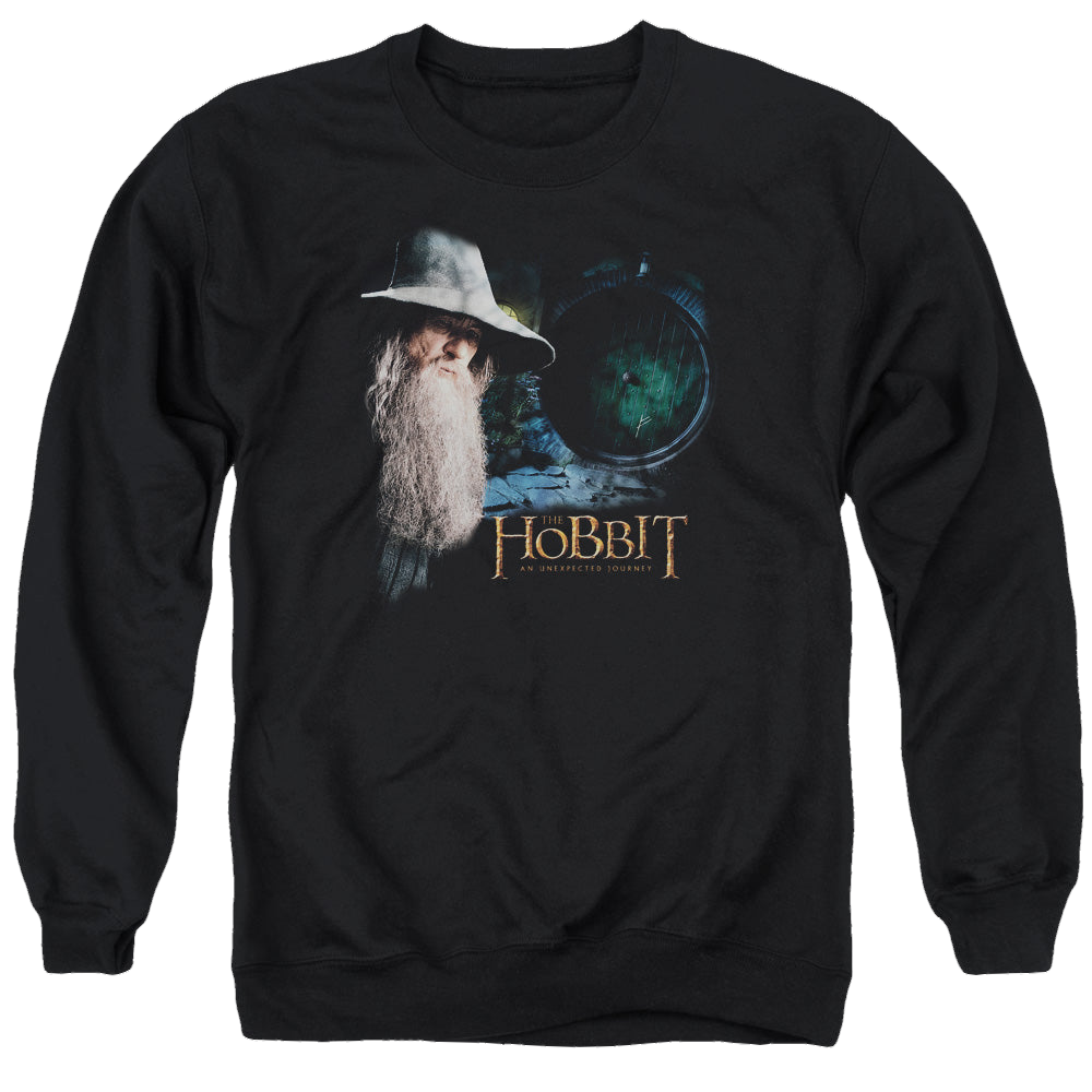 Hobbit Movie Trilogy, The The Door - Men's Crewneck Sweatshirt Men's Crewneck Sweatshirt The Hobbit