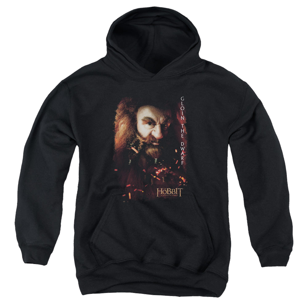 Hobbit Movie Trilogy, The Gloin Poster - Youth Hoodie Youth Hoodie (Ages 8-12) The Hobbit