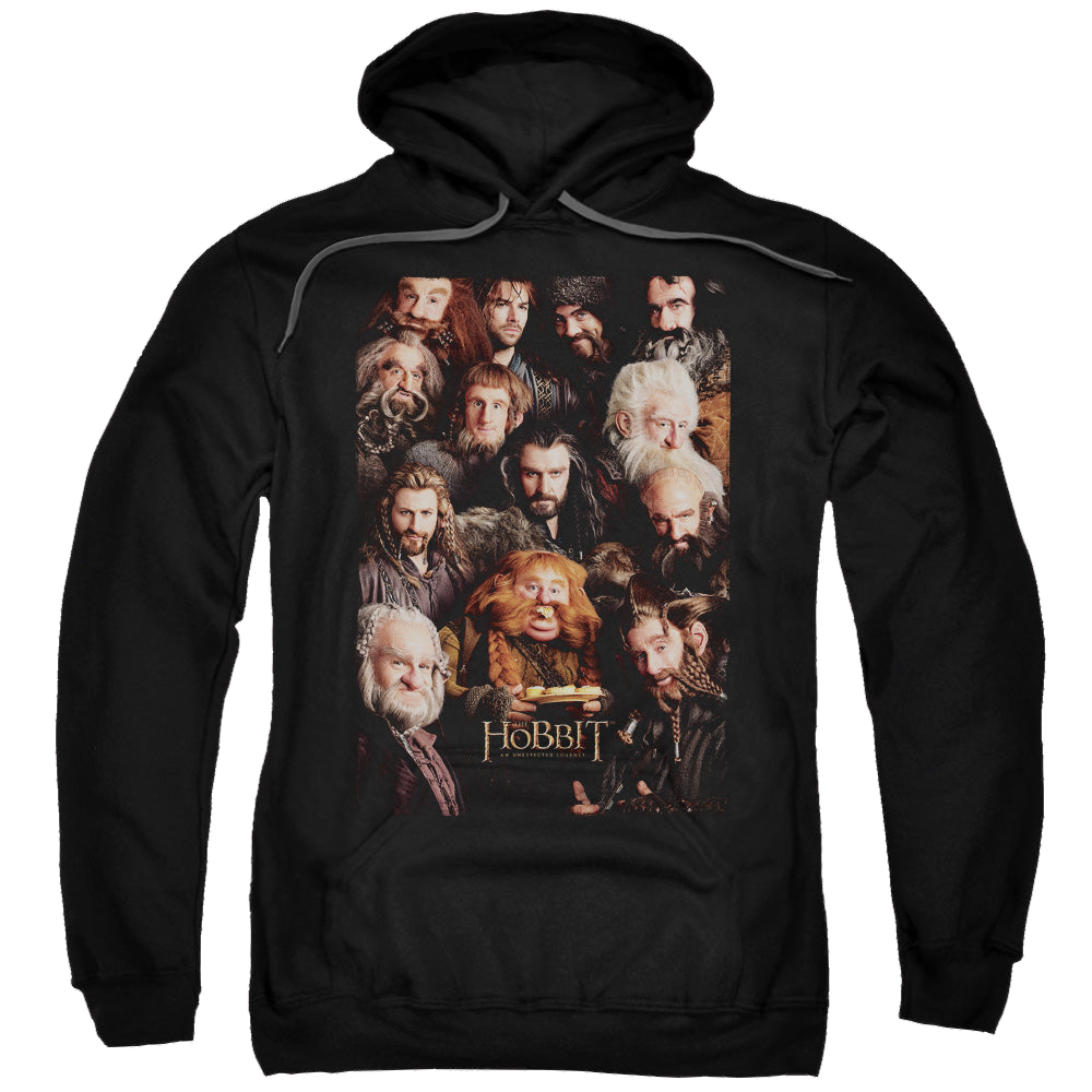 Hobbit Movie Trilogy, The Dwarves Poster - Pullover Hoodie Pullover Hoodie The Hobbit