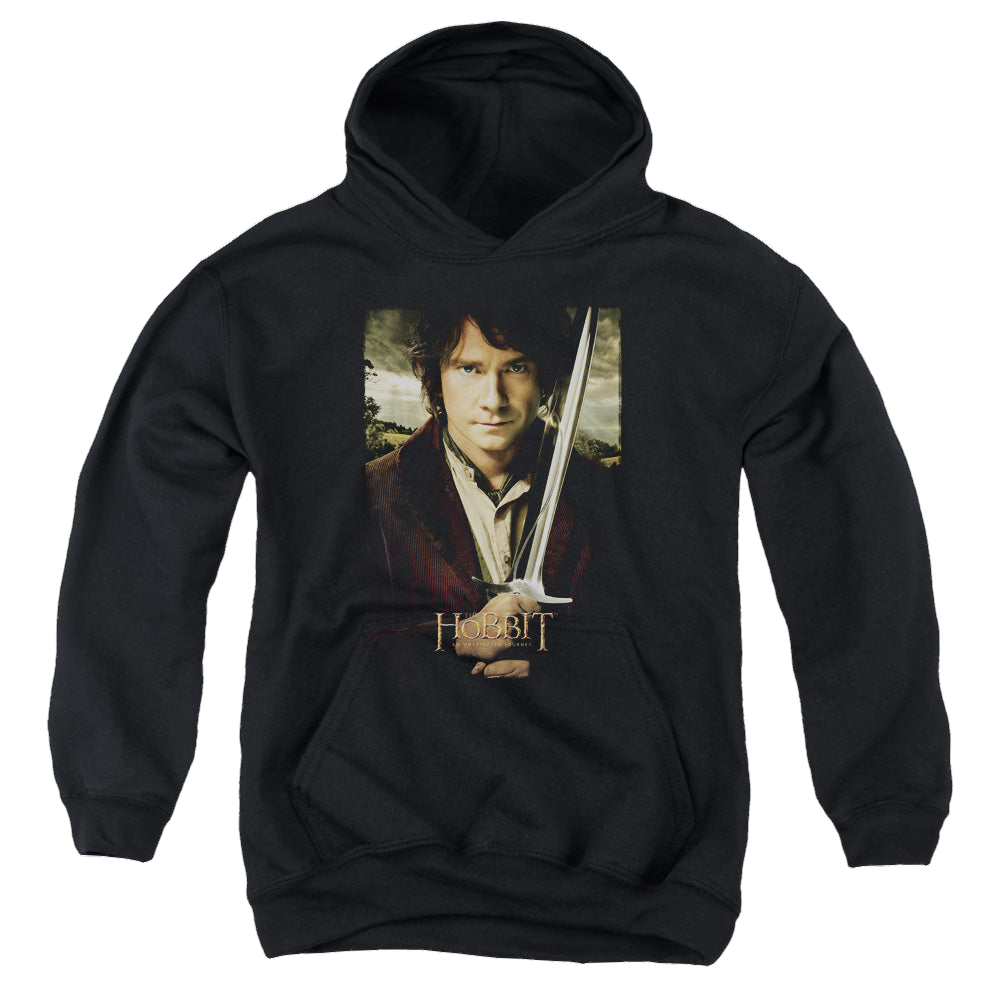 Hobbit Movie Trilogy, The Baggins Poster - Youth Hoodie Youth Hoodie (Ages 8-12) The Hobbit