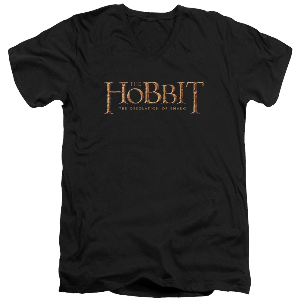 Hobbit Movie Trilogy, The Logo - Men's V-Neck T-Shirt Men's V-Neck T-Shirt The Hobbit