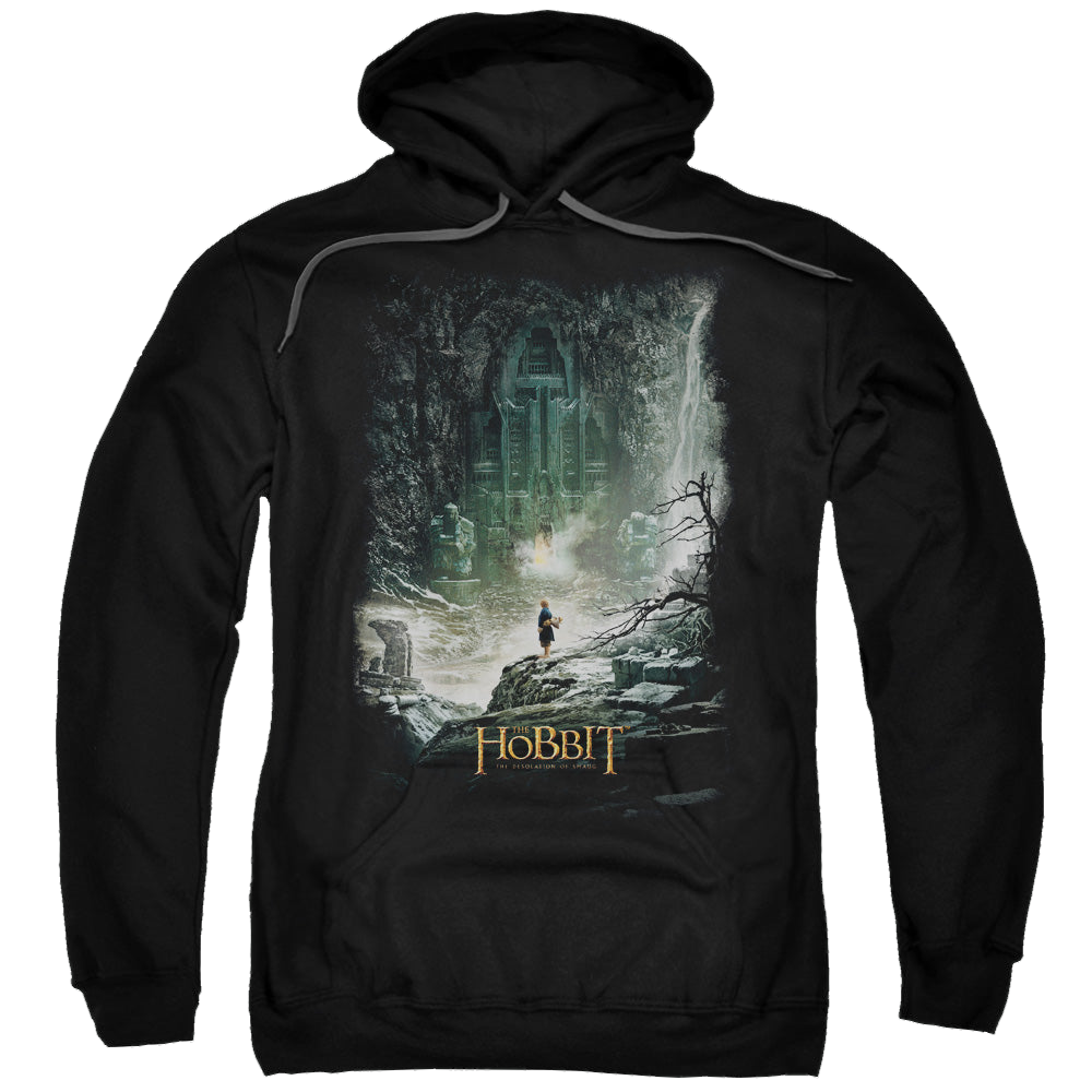 Hobbit Movie Trilogy, The At Smaugs Door - Pullover Hoodie Pullover Hoodie The Hobbit