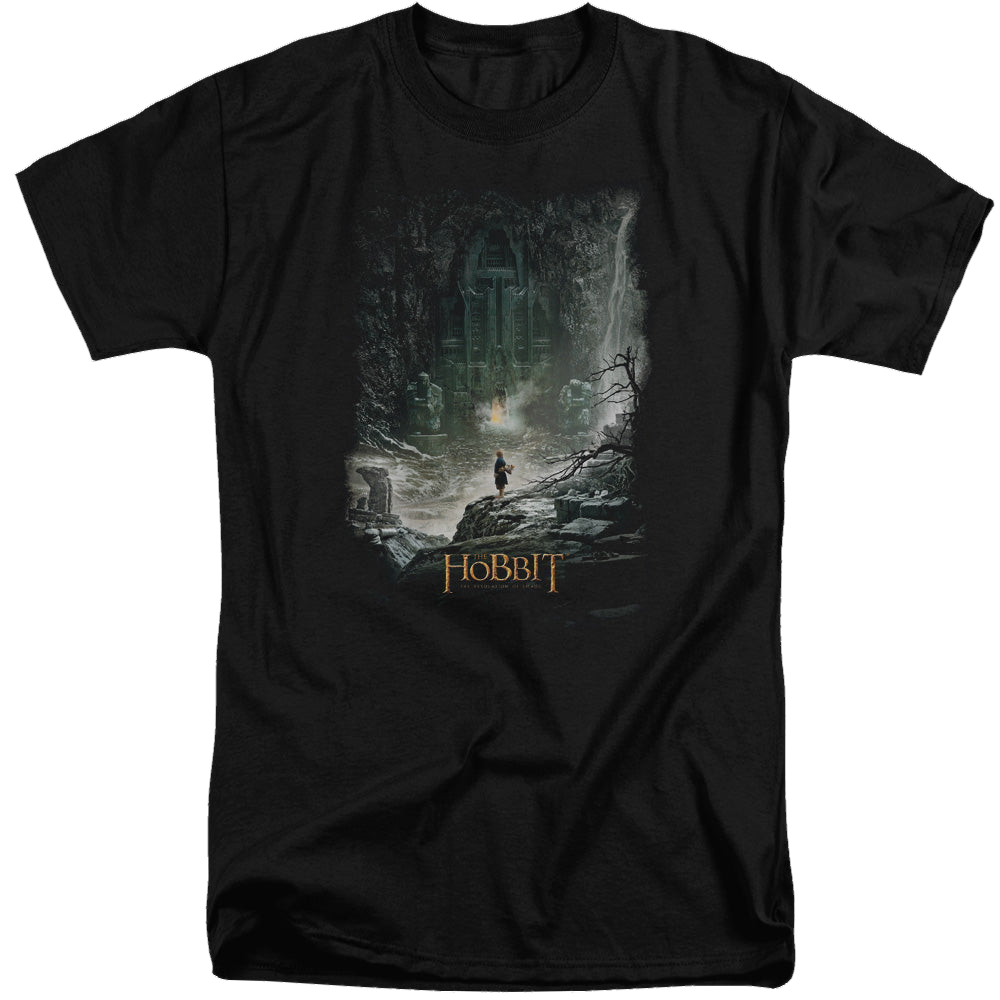 Hobbit Movie Trilogy, The At Smaugs Door - Men's Tall Fit T-Shirt Men's Tall Fit T-Shirt The Hobbit
