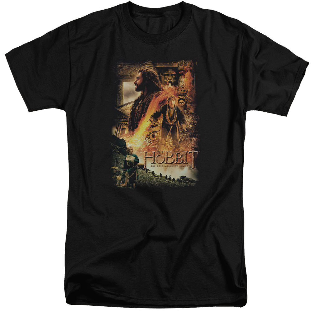 Hobbit Movie Trilogy, The Golden Chamber - Men's Tall Fit T-Shirt Men's Tall Fit T-Shirt The Hobbit