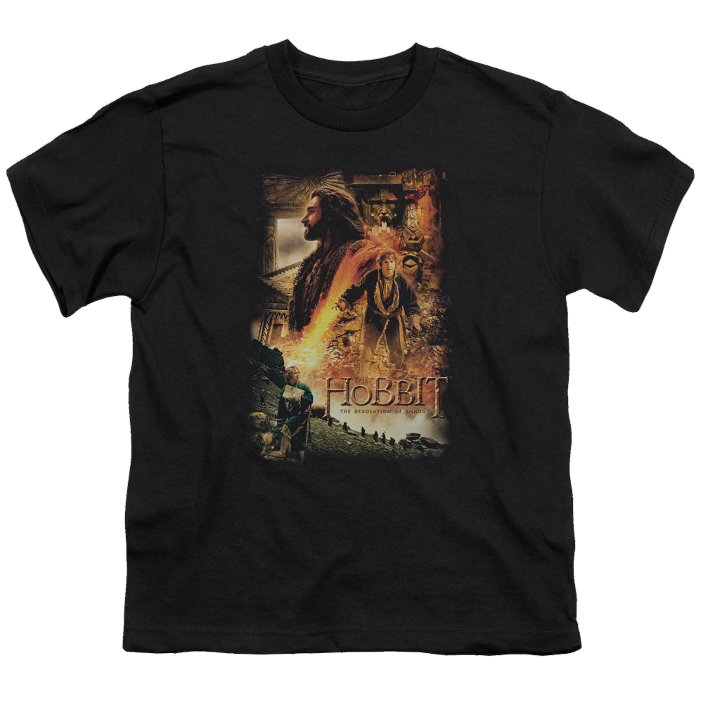 Hobbit Movie Trilogy, The Golden Chamber - Youth T-Shirt Youth T-Shirt (Ages 8-12) The Hobbit
