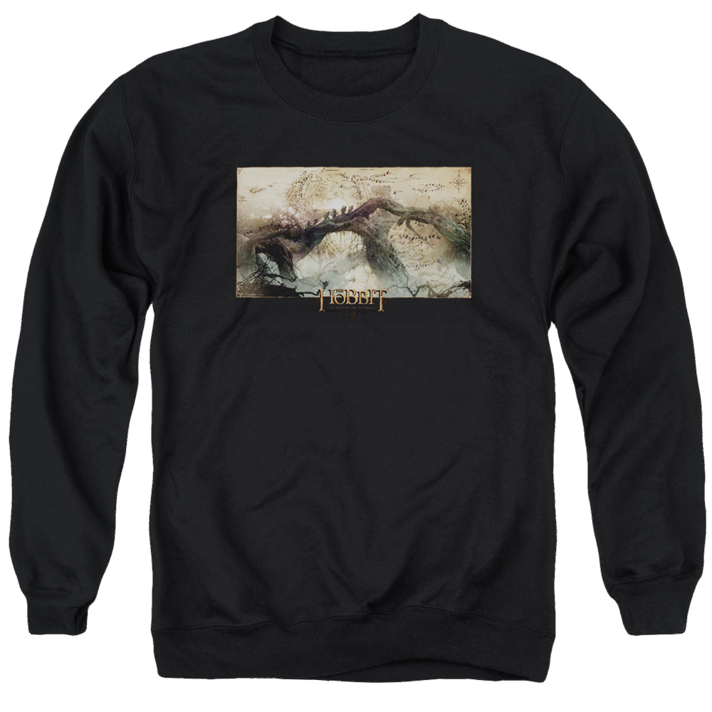 Hobbit Movie Trilogy, The Epic Journey - Men's Crewneck Sweatshirt Men's Crewneck Sweatshirt The Hobbit
