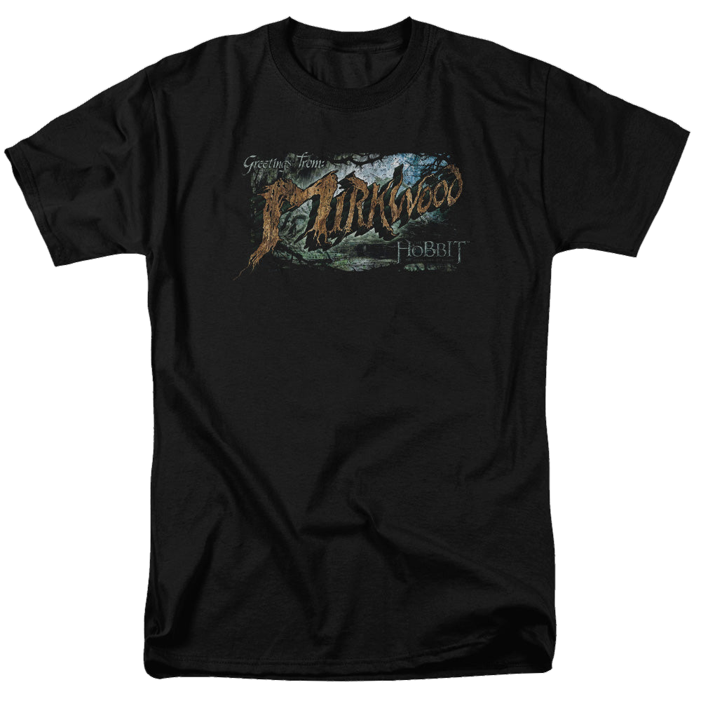 Hobbit Movie Trilogy, The Greetings From Mirkwood - Men's Regular Fit T-Shirt Men's Regular Fit T-Shirt The Hobbit