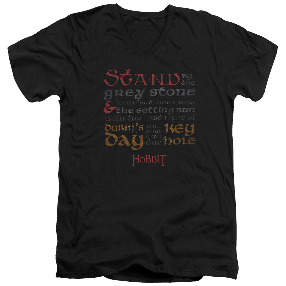 Hobbit Movie Trilogy, The Keyhole - Men's V-Neck T-Shirt Men's V-Neck T-Shirt The Hobbit
