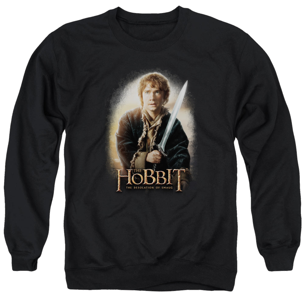 Hobbit Movie Trilogy, The Bilbo And Sting - Men's Crewneck Sweatshirt Men's Crewneck Sweatshirt The Hobbit