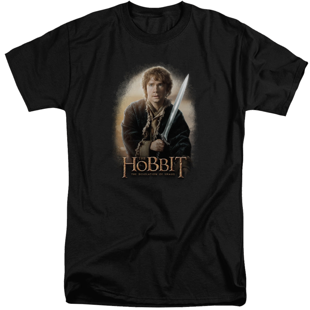 Hobbit Movie Trilogy, The Bilbo And Sting - Men's Tall Fit T-Shirt Men's Tall Fit T-Shirt The Hobbit