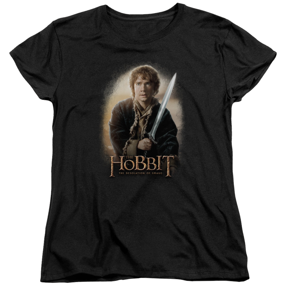 Hobbit Movie Trilogy, The Bilbo And Sting - Women's T-Shirt Women's T-Shirt The Hobbit