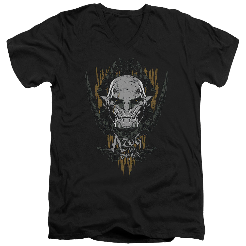 Hobbit Movie Trilogy, The Azog - Men's V-Neck T-Shirt Men's V-Neck T-Shirt The Hobbit