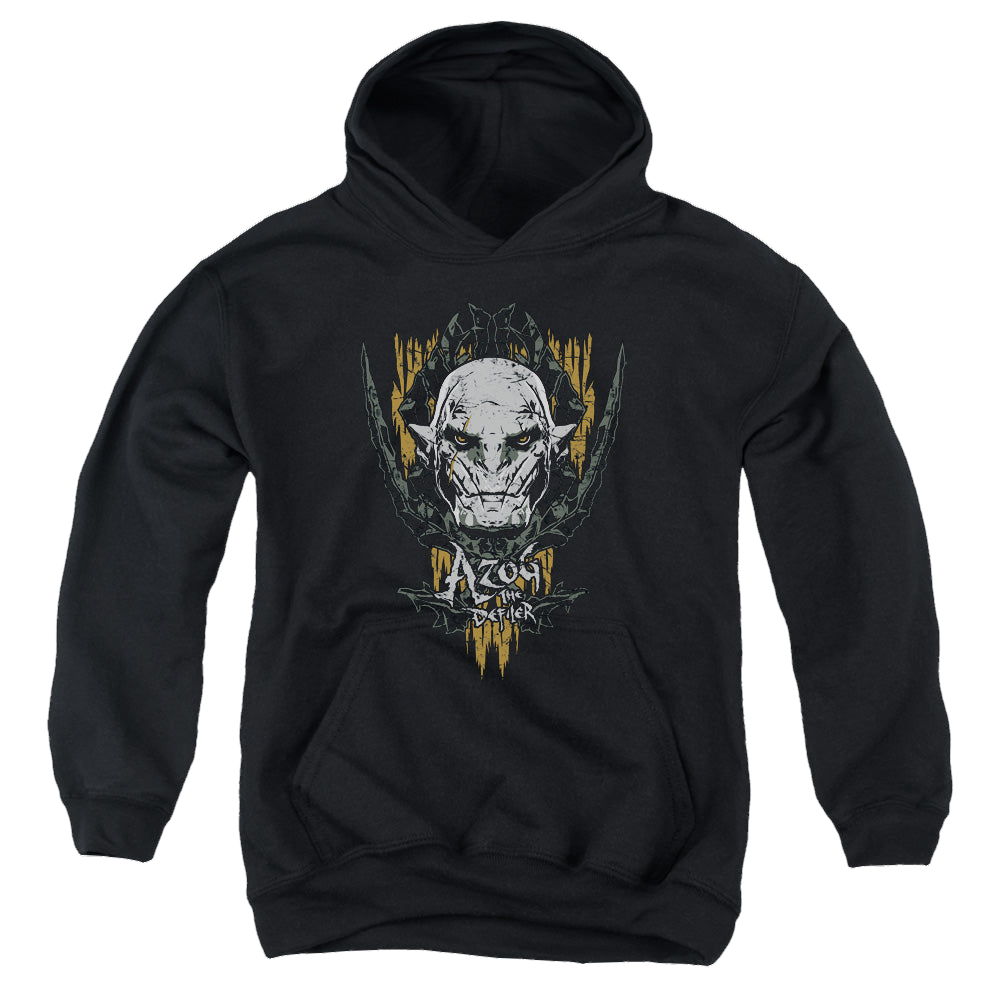 Hobbit Movie Trilogy, The Azog - Youth Hoodie Youth Hoodie (Ages 8-12) The Hobbit