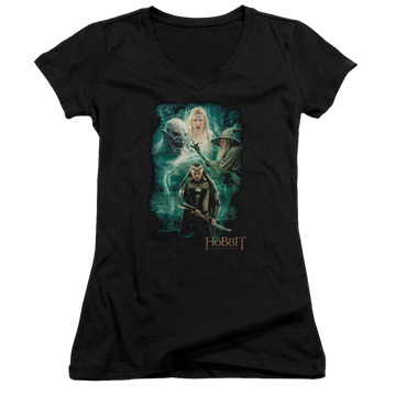 Hobbit Movie Trilogy, The Elronds Crew - Juniors V-Neck T-Shirt Juniors V-Neck T-Shirt The Hobbit