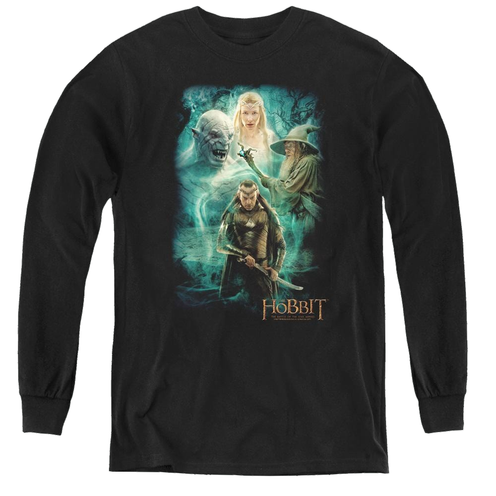 Hobbit Movie Trilogy, The Elronds Crew - Youth Long Sleeve T-Shirt Youth Long Sleeve T-Shirt The Hobbit