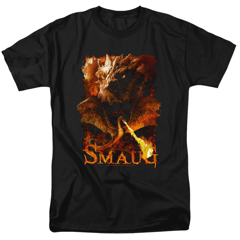 Hobbit Movie Trilogy, The Smolder - Men's Regular Fit T-Shirt Men's Regular Fit T-Shirt The Hobbit