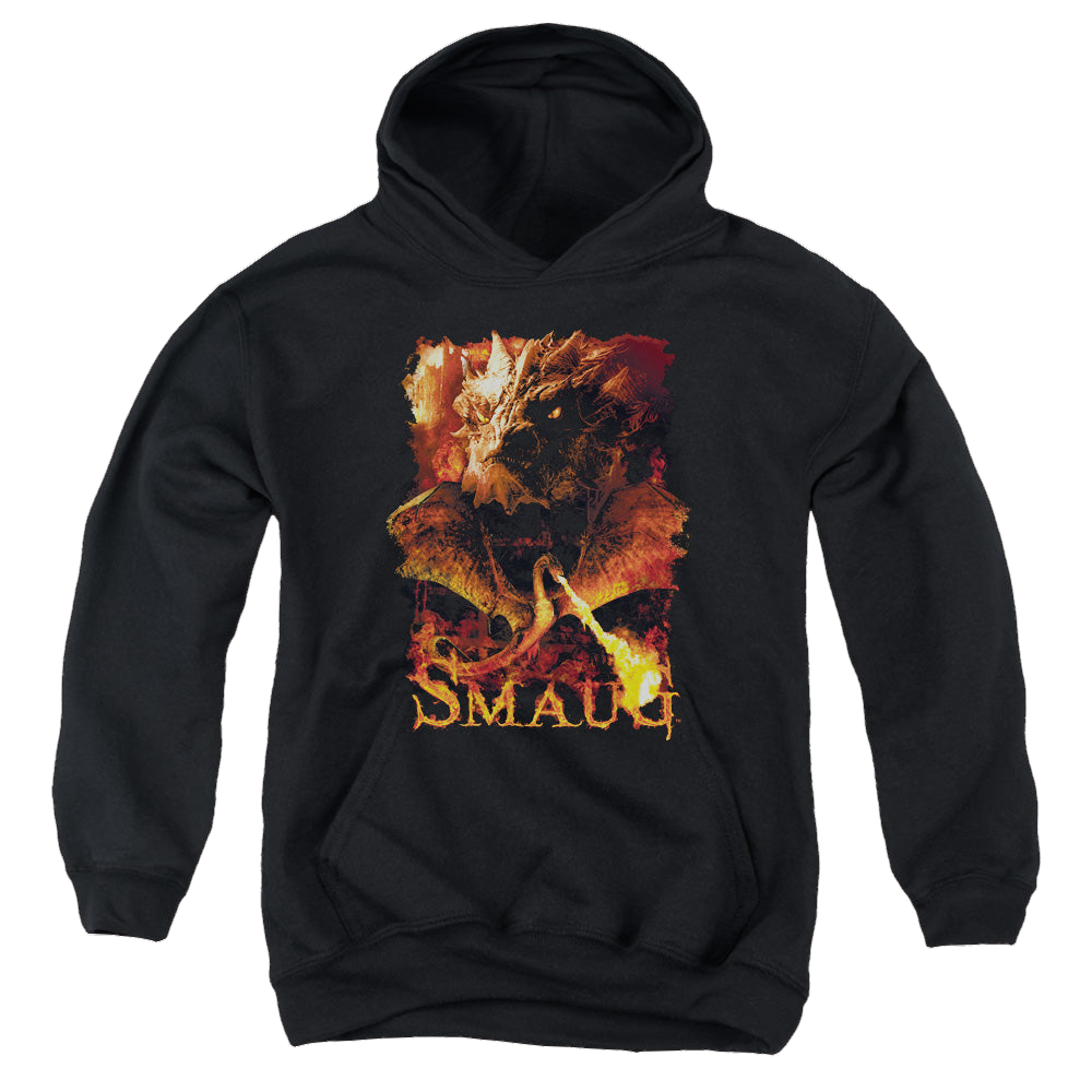 Hobbit Movie Trilogy, The Smolder - Youth Hoodie Youth Hoodie (Ages 8-12) The Hobbit