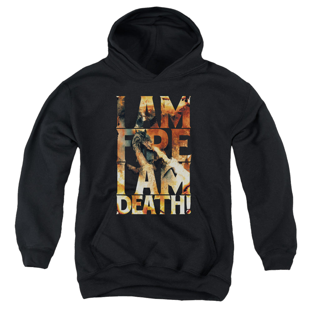 Hobbit Movie Trilogy, The I Am Fire - Youth Hoodie Youth Hoodie (Ages 8-12) The Hobbit