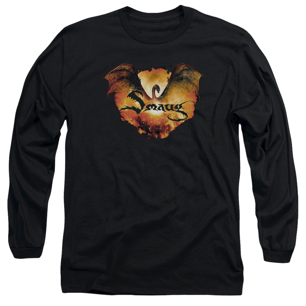 Hobbit Movie Trilogy, The Reign In Flame - Men's Long Sleeve T-Shirt Men's Long Sleeve T-Shirt The Hobbit