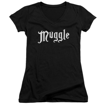 Harry Potter Muggle Juniors V-Neck T-Shirt Juniors V-Neck T-Shirt Harry Potter
