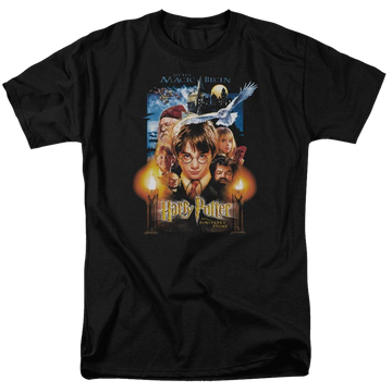 Harry Potter Movie Poster Men's Regular Fit T-Shirt Men's Regular Fit T-Shirt Harry Potter