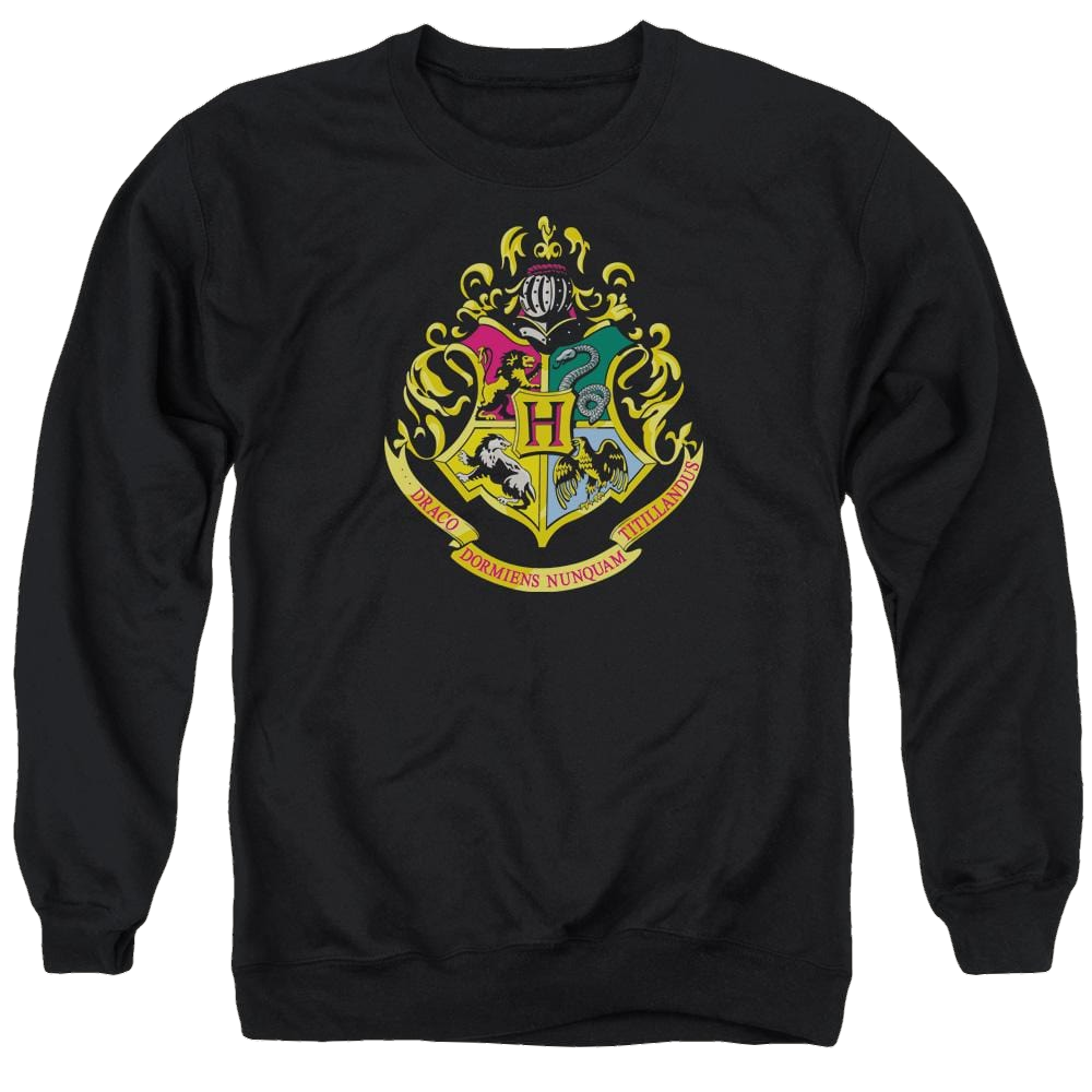 Harry Potter Hogwarts Crest Men's Crewneck Sweatshirt Men's Crewneck Sweatshirt Harry Potter