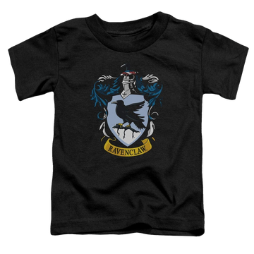 Black toddler t-shirt with Harry Potter Ravenclaw Crest graphic