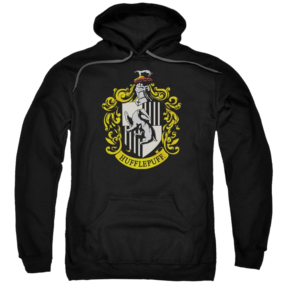 Harry Potter Hufflepuff Crest Pullover Hoodie Pullover Hoodie Harry Potter
