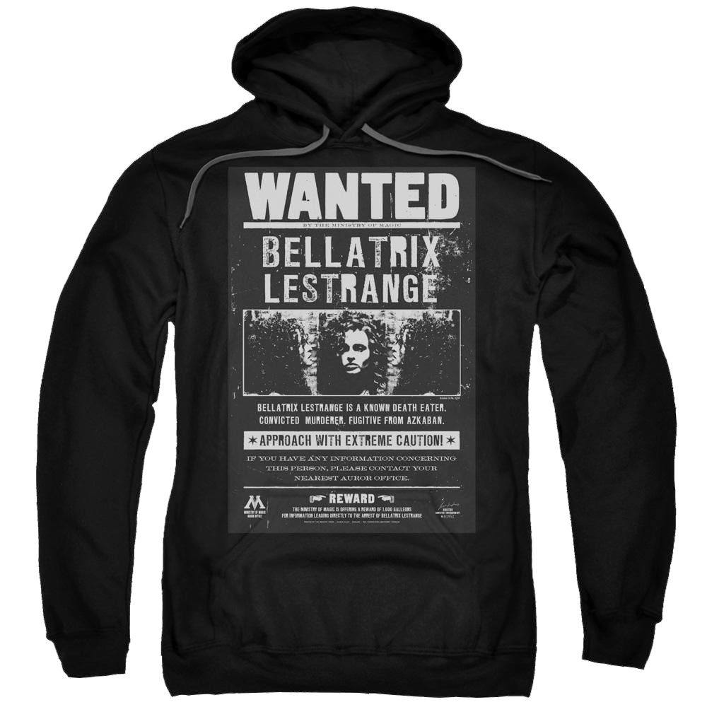 Harry Potter Wanted Bellatrix Pullover Hoodie Pullover Hoodie Harry Potter
