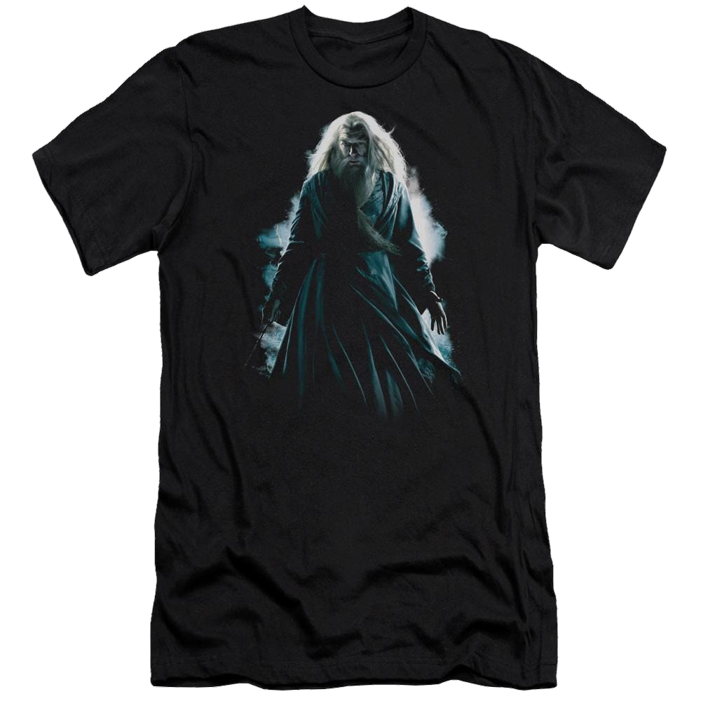 Harry Potter Dumbledore Burst Men's Premium Slim Fit T-Shirt Men's Premium Slim Fit T-Shirt Harry Potter